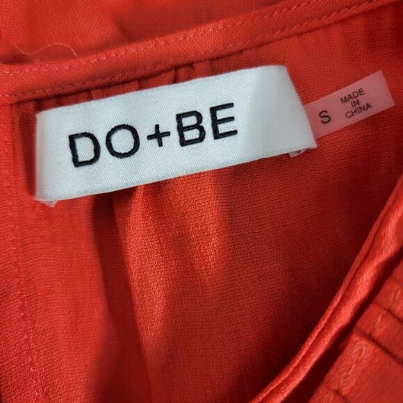 Do + Be Ruffle Sleeveless Blouse Top Size Small - Picture 5 of 6